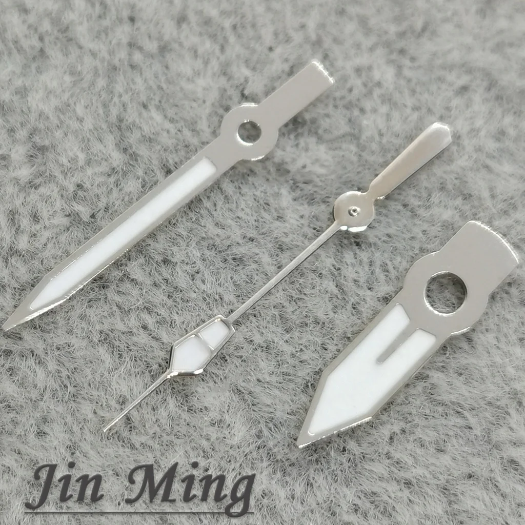 High-Quality Luminous Green and Silver Watch Hands