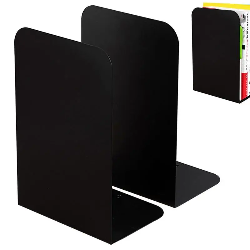 MetalBookStandsMetalBookDividersAntiSlipStandingBookends