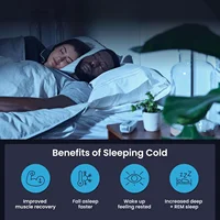 Cube Bed Cooling System - Cooling & Heating Mattress Topper, Dual Zone Individual Bed Temperature, Cool Sleep Enhancement 1