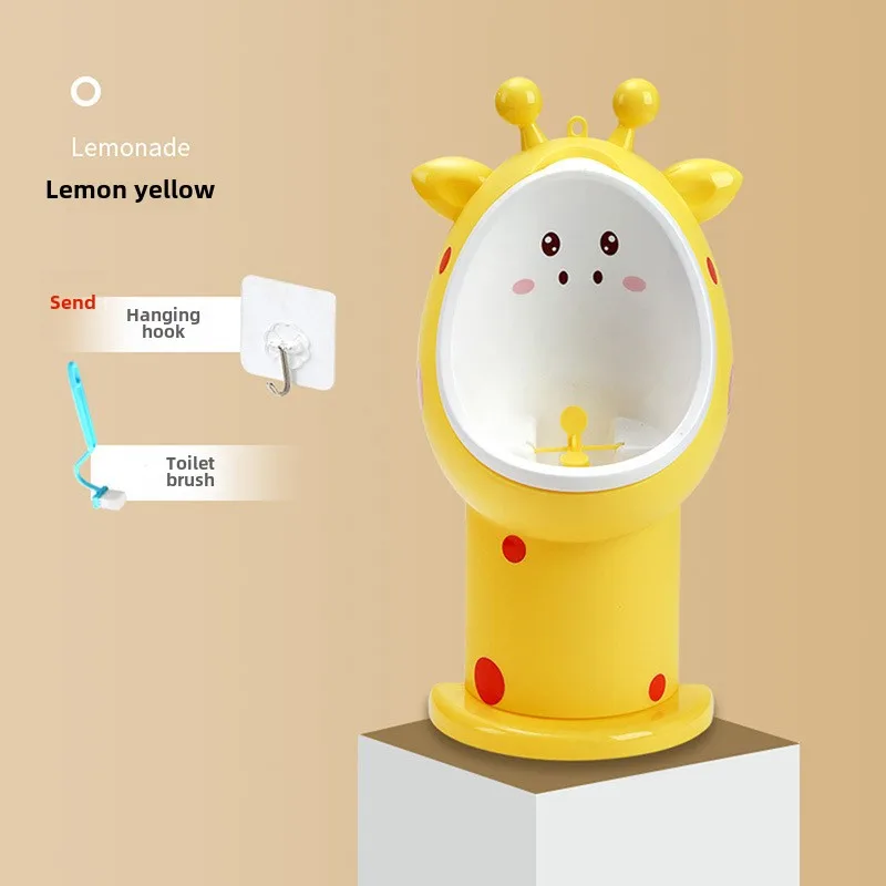 Cartoon Baby Toilet Urinal Boy Wall-mounted Urinal Giraffes Shape Boy Standing Urinal Toilet Training Urinal 4