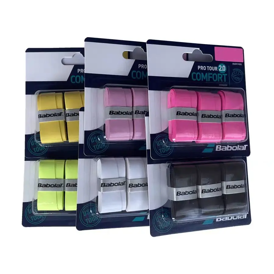 Babolat Original Tennis Rackets Overgrips tennis overgrip tennis accessories racket grip sticky overgrip racket grip tape racket overgrip tennis racket tape 3 pcs Sticky Non-slip Padel Racket Overgrips Badminton Tennis Beach Racket Sweatband