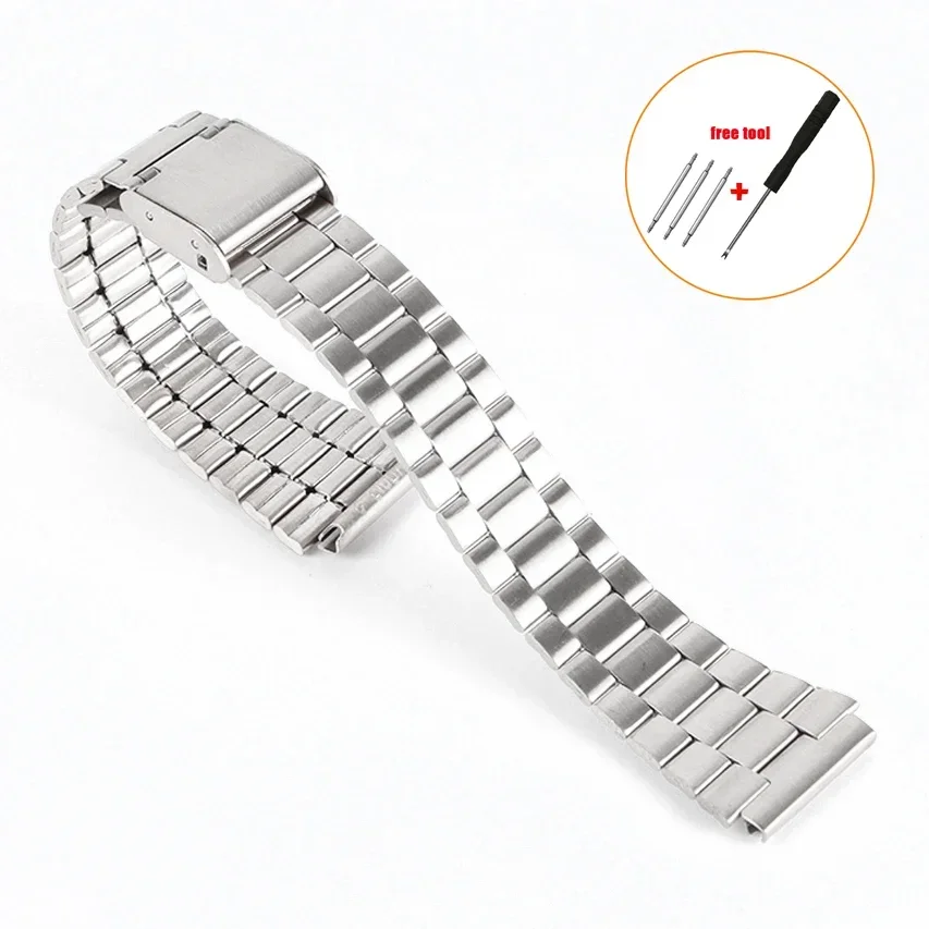 Stainless Steel 18mm Metal Watchband Strap