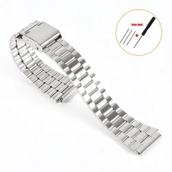 Stainless Steel 18mm Metal Watchband Strap - 18mm (Steel color)