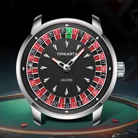TIMEARTX flambant neuf montres à Quartz de luxe homme Roulette européenne jeu de Poker montre-bracelet 2