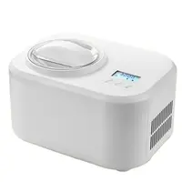 Household Automatic Quick Ice Cream Machine Yogurt Refrigerated Fermented Ice Cream DIY Popsicle Ice Cream Machine Home White 1