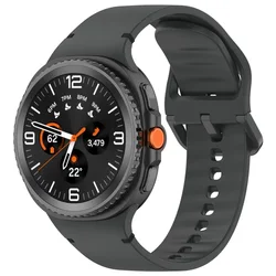 Official Silicone Strap - Breathable Original Wristband for Galaxy Watch 8 40mm (3 Grey)