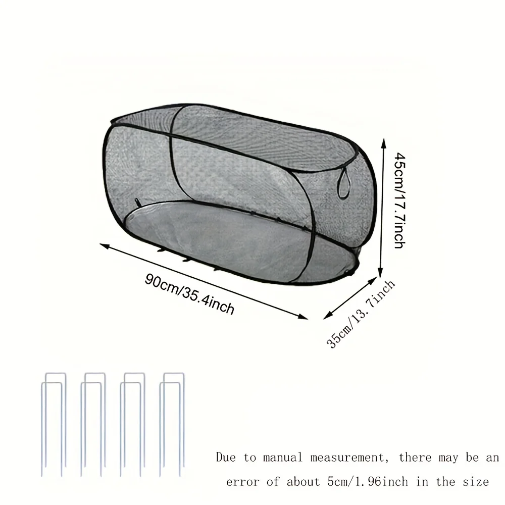 Enhanced Plant Cover Net for Seedling and Vegetable Protection - Greenhouse Gardening Accessory
