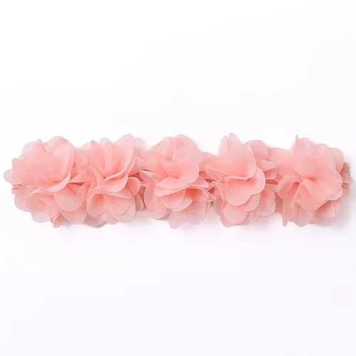 어린이 헤어 액세서리, 아기 모조 꽃, 멀티 컬러 헤어 로프, 빈 꽃, 얇은 머리띠, 신제품 4