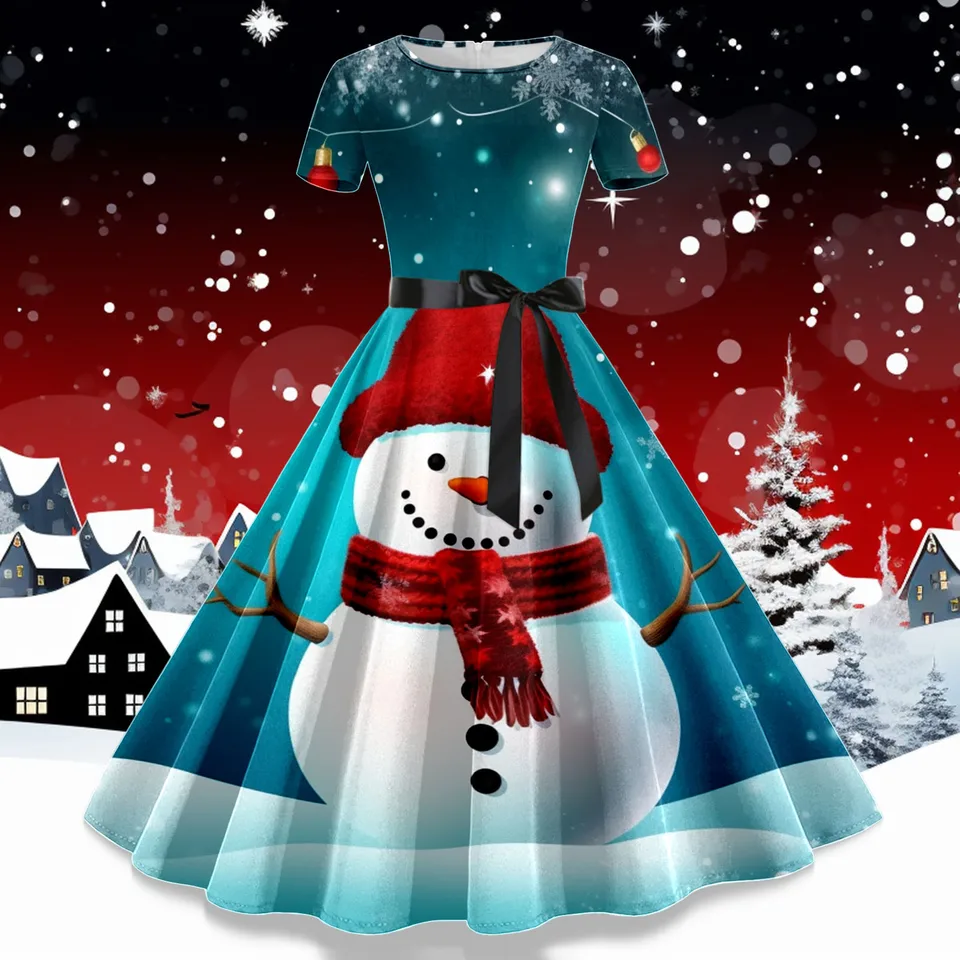 chinese dress ladies Elegant Baby Girl Festive Green Christmas Outfit  Holiday Dress 4 Y