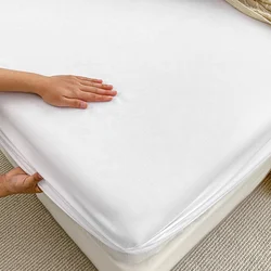 Luxurious Ultra-Soft Microfiber Elastic Fitted Bed Sheet - 153x203x25cm (WHITE)