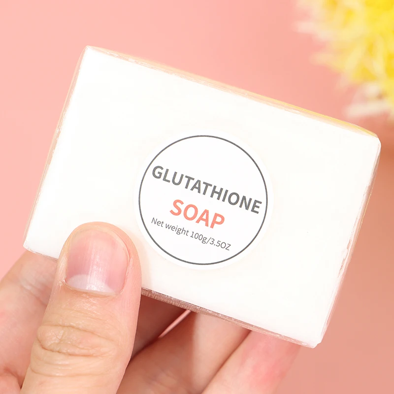 Body Whitening Soap Kojic Acid Soap Skin Lightening Whitening Cleansing Handmade Soap With Label