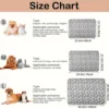 3 Sizes Super Soft Fluffy Premium Fleece Pet Blanket  Pet Mat Warm Comfortable Blanket for Cat Dogs Cat Pet Supplies Easy Clean 2