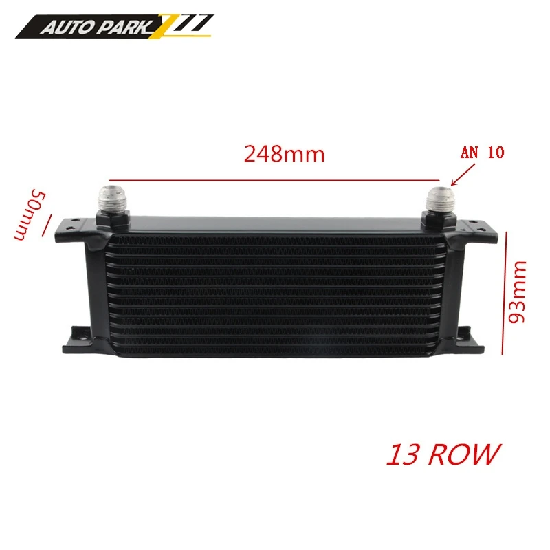 

13-рядный Универсальный алюминиевый БРИТАНСКИЙ Масляный радиатор AN10 для перевозки двигателя