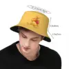 Girls Kawaii Bucket Hat Cute Winnie The Pooh Accessories Bob Hats For Travel Headwear Lightweight 3