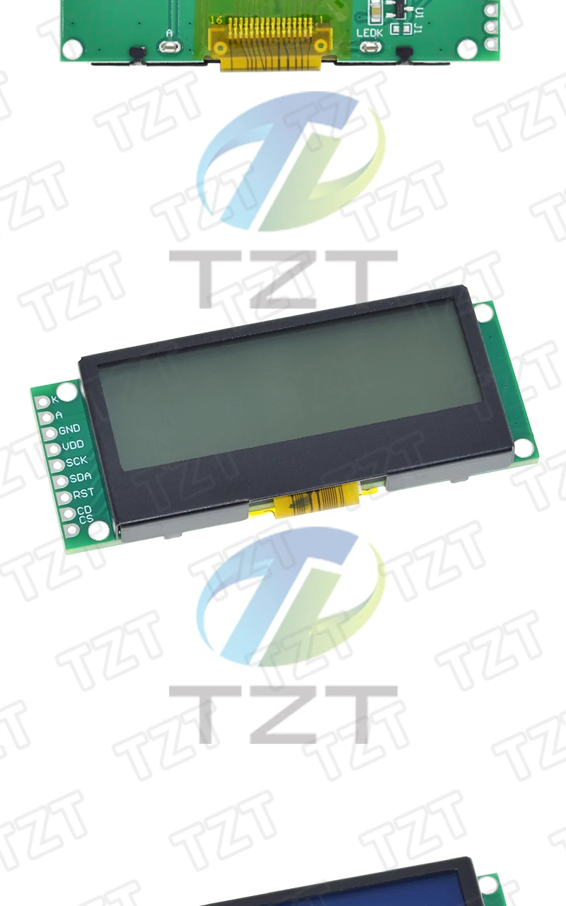 LCD19264 TZT 192*64 192X64 Grafik-Matrix-LCD-Modul-Anzeigebildschirm 3,3-5V LCM mit integriertem UC1609C-Controller und LED-Hintergrundbeleuchtung – Detail 7