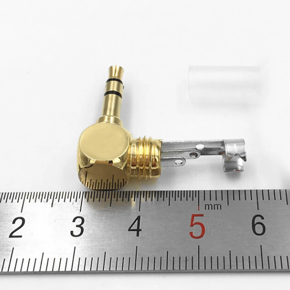1/2/5Pc 3.5mm Jack Female Plug Gold-plated Audio Adapter Headphone Stereo Male Adapter Mini Stereo Phone Jack Soldered Connector