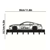 1pc Artistic Decorative Accessories 1pc Racing Car Key Holder Wall Mount for Exquisite Charm 2