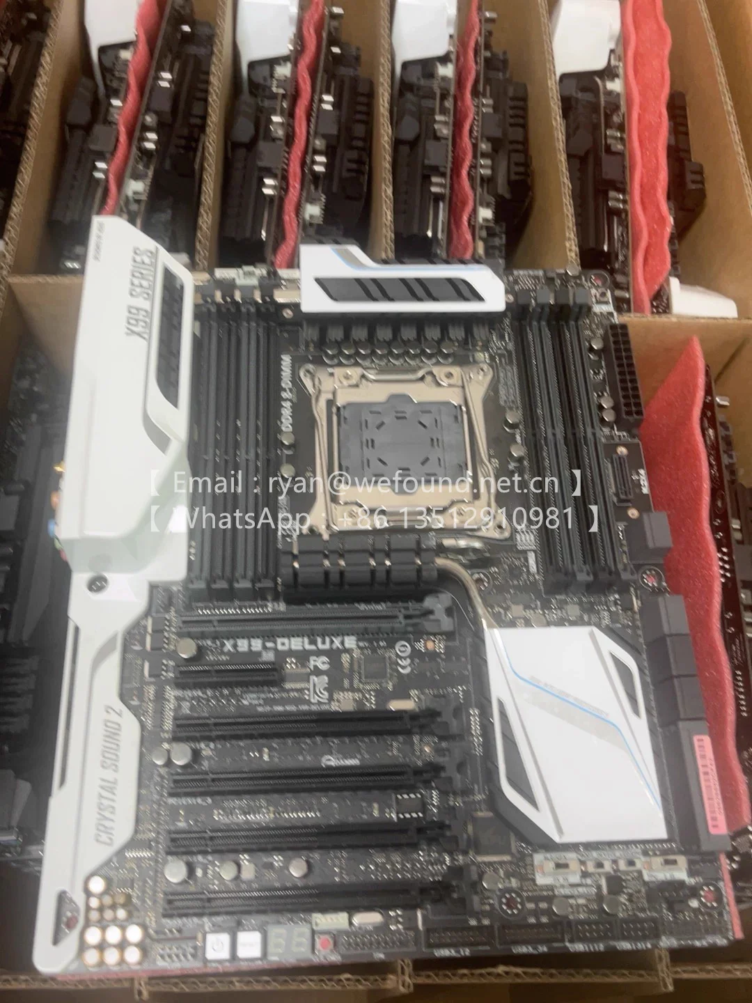 X99-E WS/USB3.1 X99-E WS X99-DELUXE X99-E-10G WS 10G LAN (X550-AT2) 마더보드