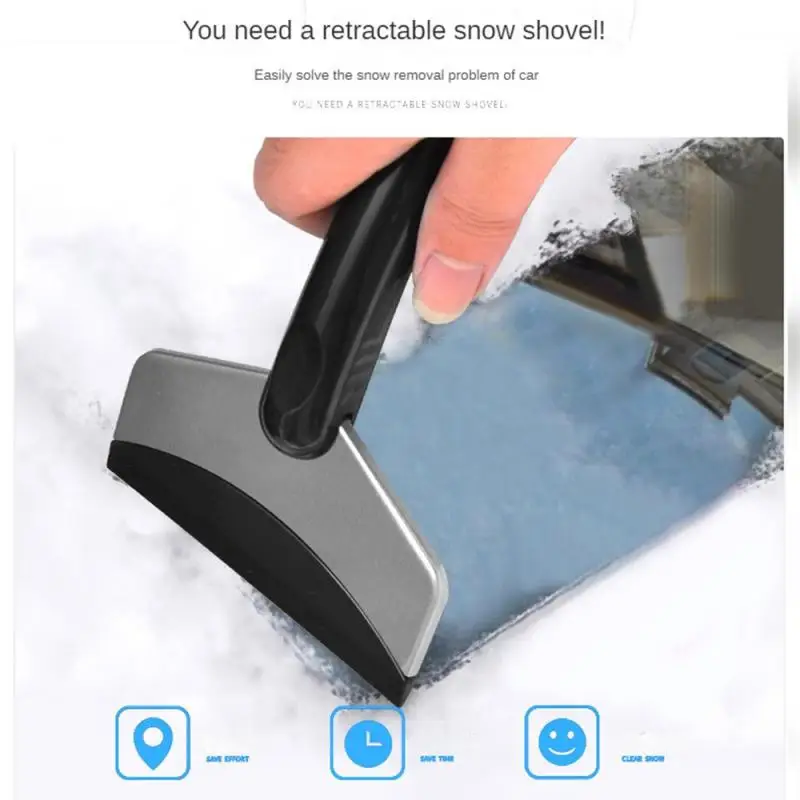 Universal Car Snow Shovel Stainless Steel Multifunction for Winter Windshield Defrost Shovel Scraper Snow Removal Tools Car Supplies windshield shovel,snow shovel,snow ice scraper