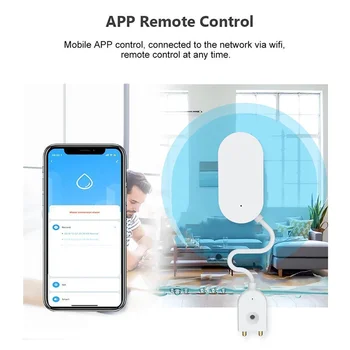 B29C-Tuya Zigbee Leak Sensor Water Leakage Detector Leakage Sensor Water Sensor Prevent Water Leakage For Smart Home 1