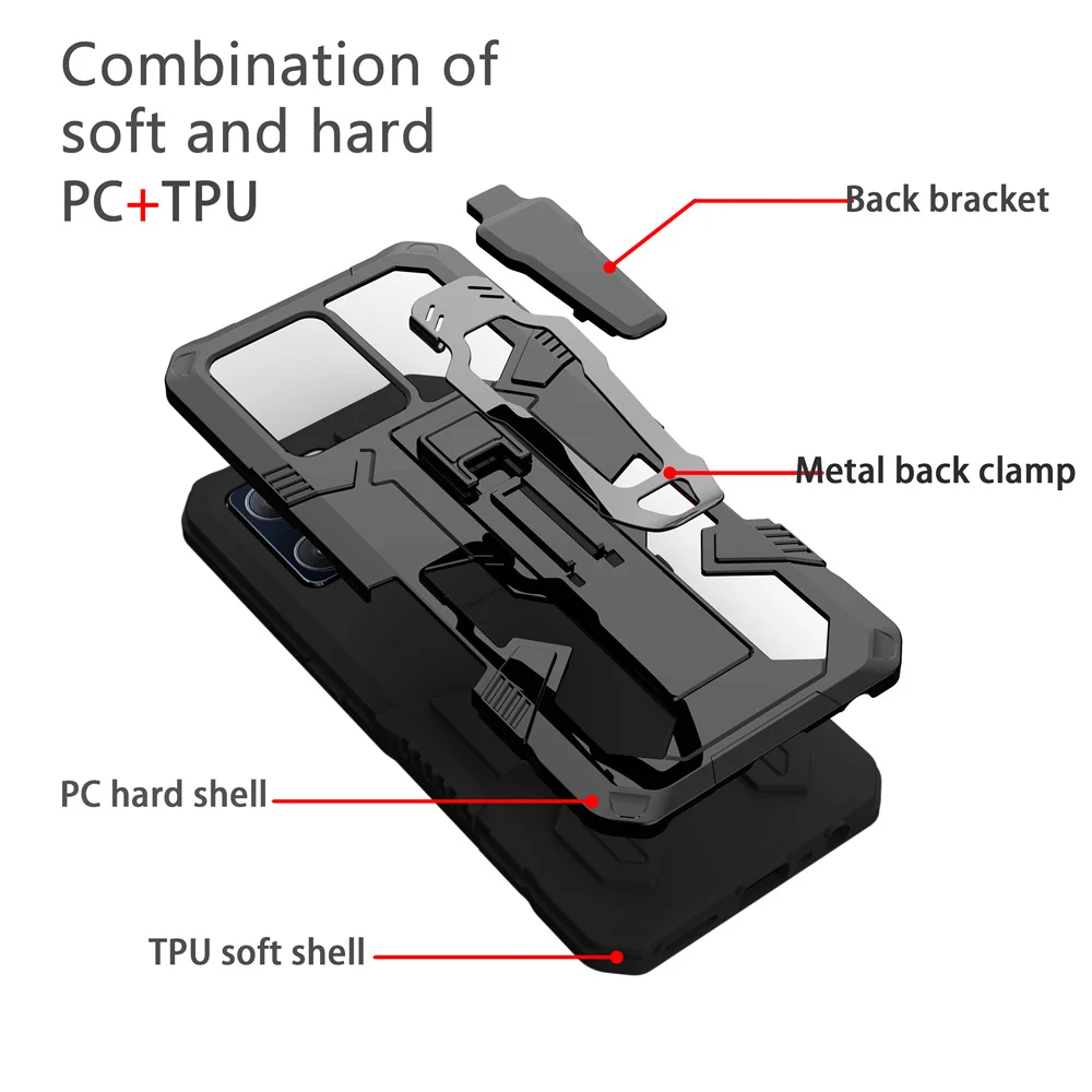 KEYSION Triecienizturīgs futrālis priekš Realme 9 Pro+ 9i Q5 C35 C31 Narzo 50 Pro 5G 50A Prime Back Clip Tālruņa vāciņš priekš OPPO A76 A96_voghion.com