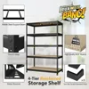 2 Packs 48" W x 24" D x 72" H Adjustable Garage Storage Shelves - 5-Shelf Heavy Duty Shelving Unit 4