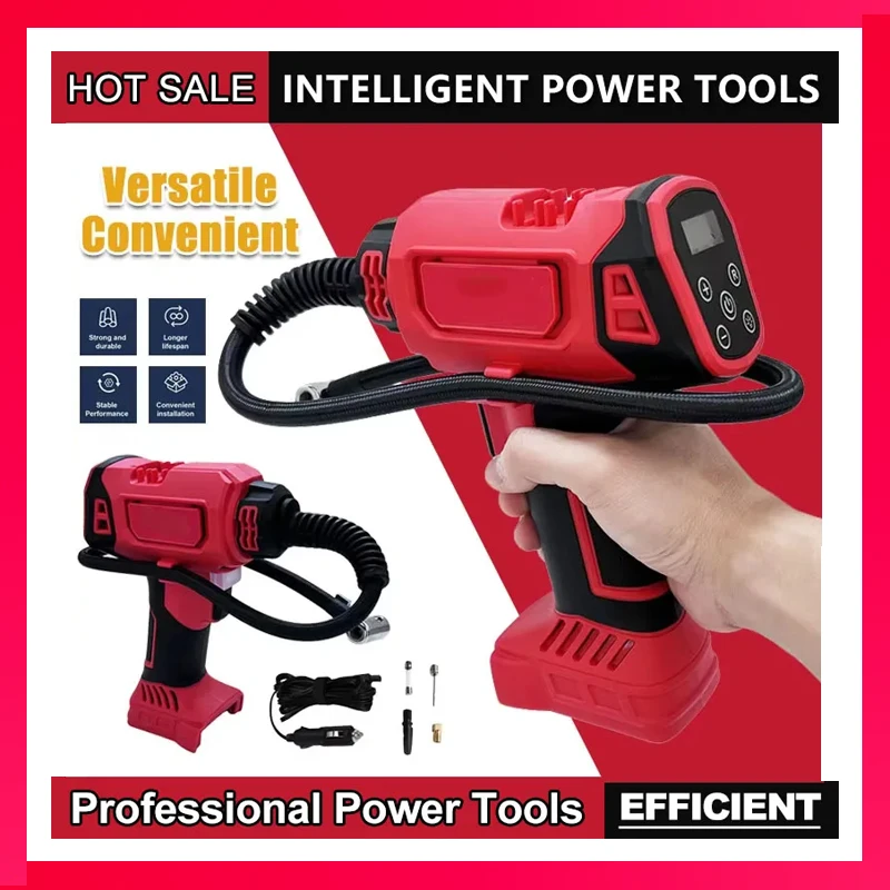 For Milwaukee 18V Battery Cordless Electric Air Pump Car Tire Automatic Inflator