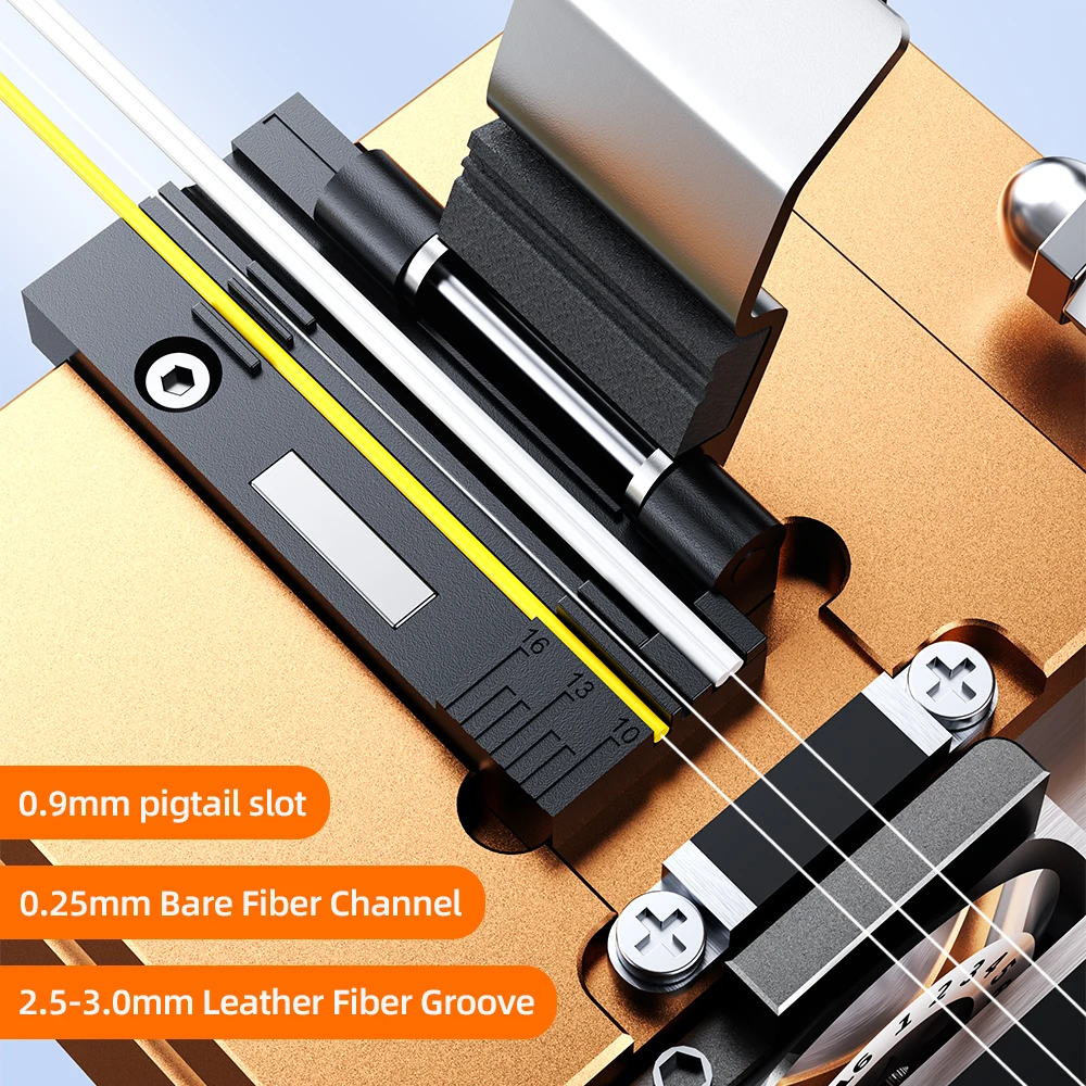 SAIVXIAN S09 Fiber Optic Cleaver Optical Fiber Fusion Splicer Cutting Knife Cutter Dust Bin
