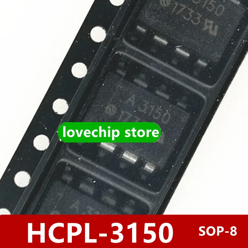 Совершенно новый оригинальный Φ A3150V SOP-8 SMD IGBT gate drive оптрон A3150 HCPL-3150 |