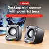 Lenovo A01 Computer Speakers Sound Box Wireless Bluetooth Surround Heavy Bass Loudspeaker Mini Portable with LED Light Subwoofer 2