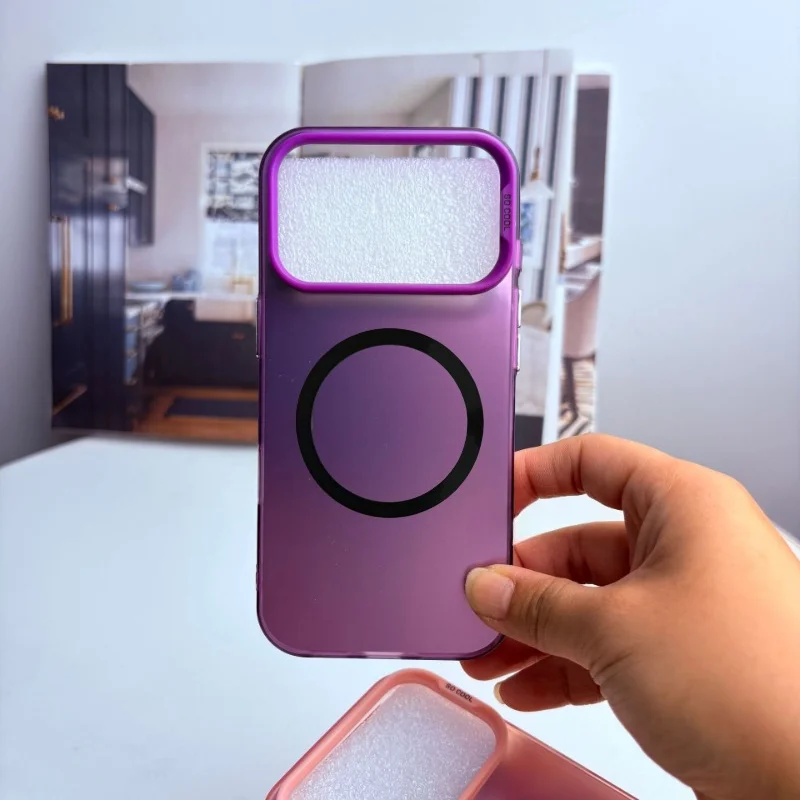 Fashion IMD Colorful Frosted Magnetic Shockproof Phone Case