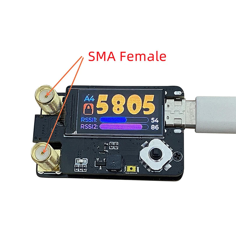 Module Récepteur FPV 4.9G/5.8G/6.1G pour Lunettes SKYZONE/Fatshark/DJI