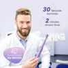 SEJOY Oral Cleaning Sonic Electric Toothbrush Personal Care Appliances IPX7 3 Modes Smart Rechargeable Automatic Toothbrush 6