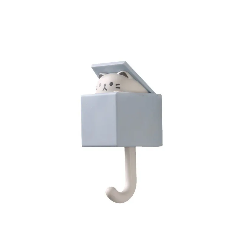 ABS Foam Sticker Telescopic Hook for Bedroom Organization