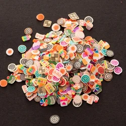Vibrant Polymer Clay Fruit Slices for DIY Craft and Decoration (Cake)