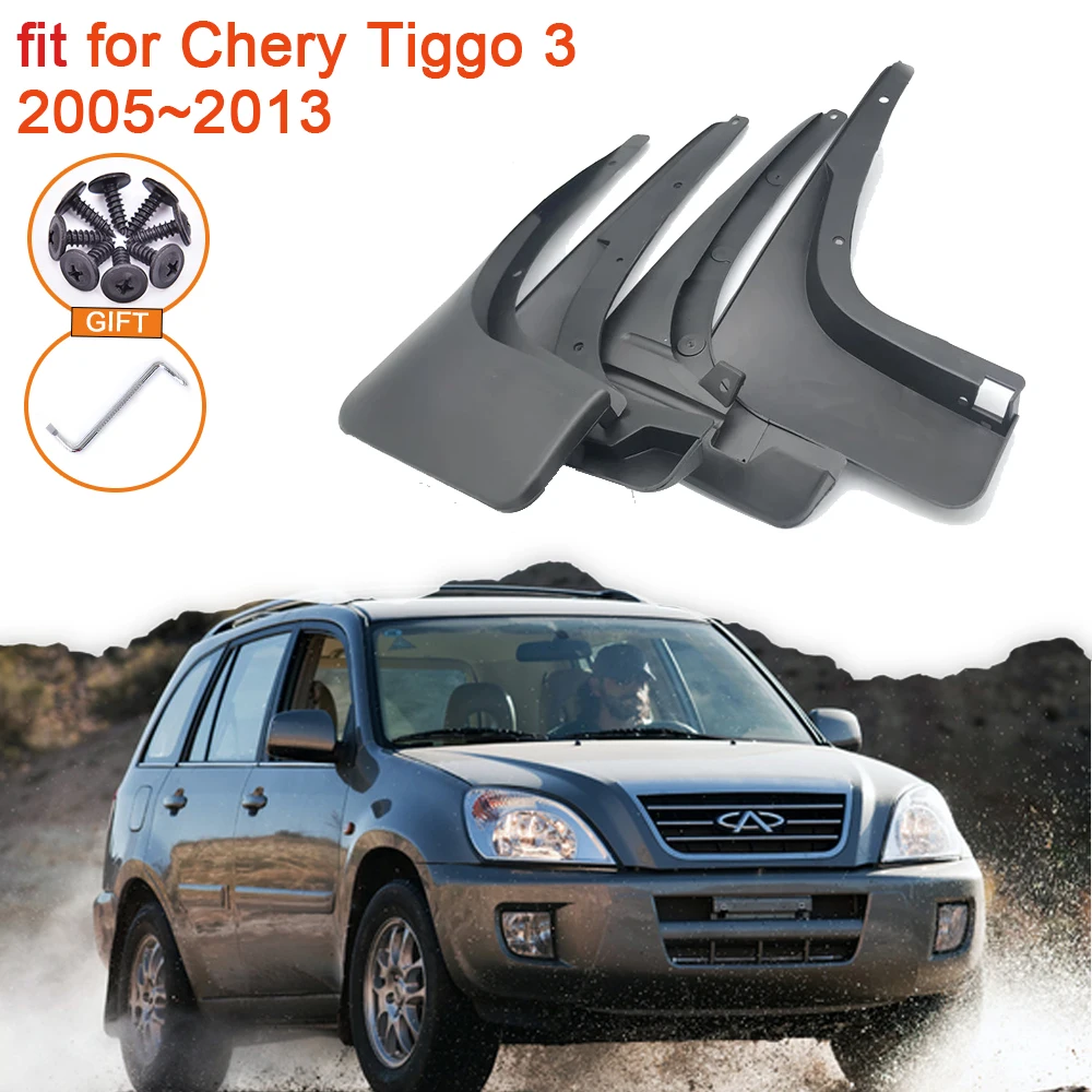 

Брызговики для Chery Tiggo T11 3 J11 DR5 2005 ~ 2013 2012 2011 2009 EVO5 DR