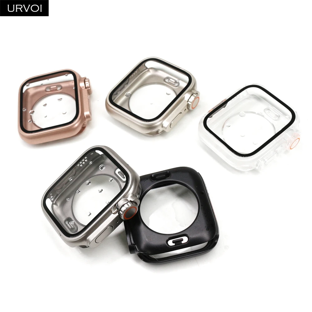 URVOI Full cover for Apple Watch series 9 8 7 6 5 4 SE Change to