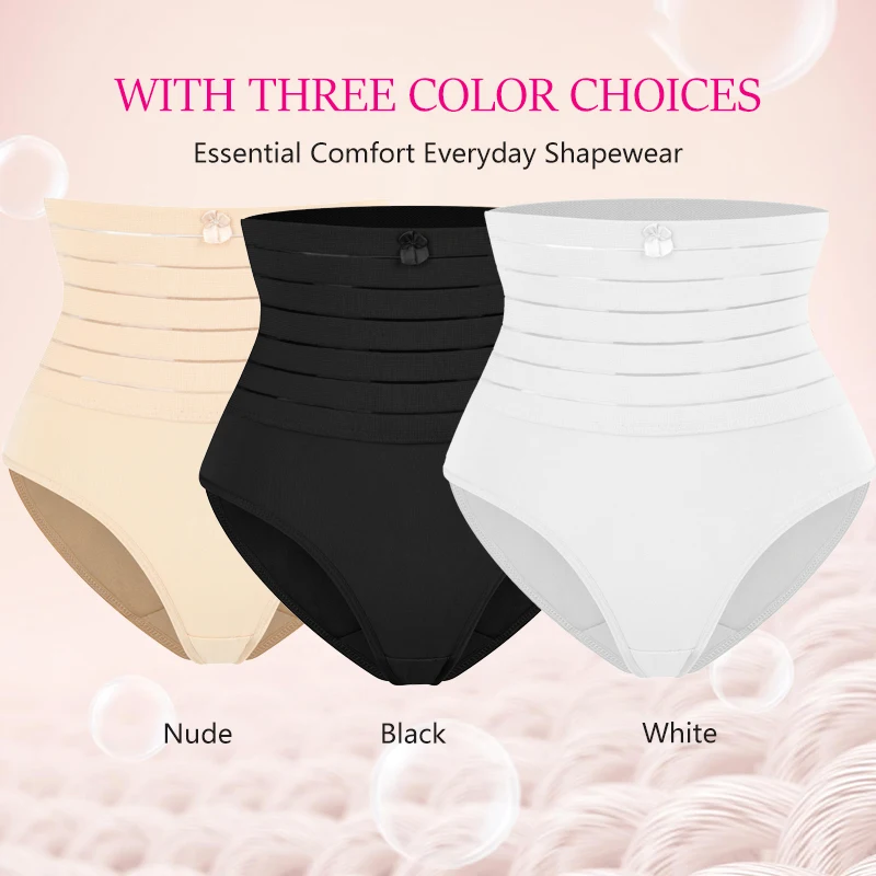 High Waist Trainer Control Panties Shapewear for Women Abdomen Slimmer Sexy Thong Shaper Seamless Butt Lifter Lingerie Underwear