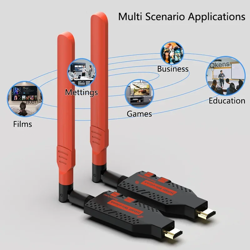 1080p 4K Wireless HDMI Extender Audio Video Transmitter Receiver Display Adapter