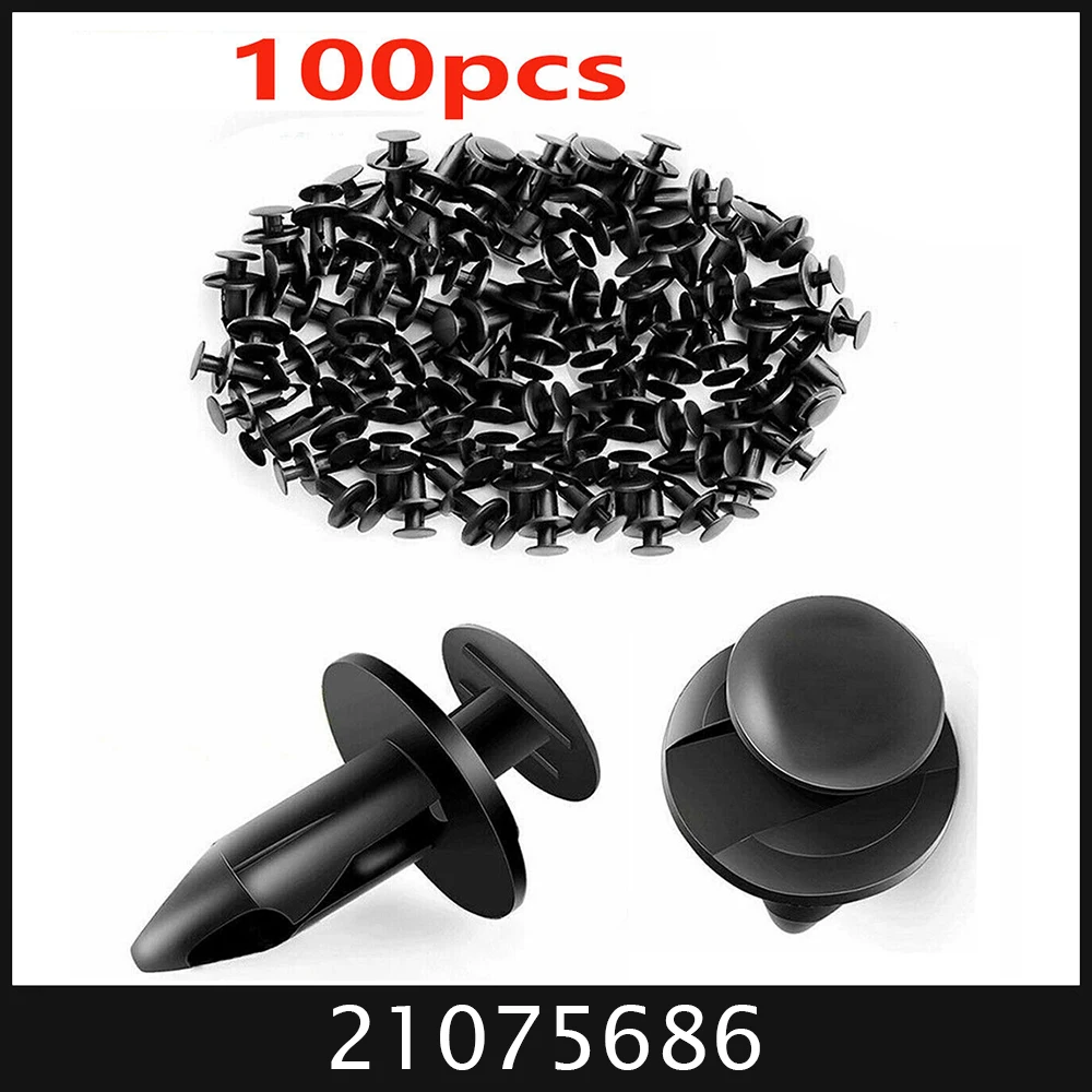 

100pcs Plastic Fender Clips Body Rivets For HONDA Arctic Cat Suzuki Yamaha
