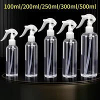 100ml/200ml/250ml/300ml/500ml Empty Spray Bottle Plastic Filling Hand Buckle Pump Sprayer for Alcohol Sterilization Travel Carry 1