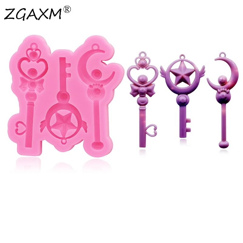

LM 41 - DIY kawaii Change body device mold keychain Pendants Epoxy Resin Jewelry Polymer Clay Silicone Mould fondant mold
