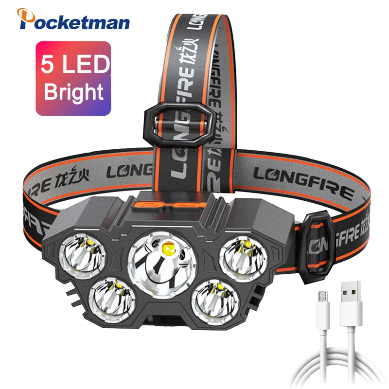 Head Lamp Led Usb Rechargeable Led Headlamp Usb Rechargeable Powerful  Led Aliexpress