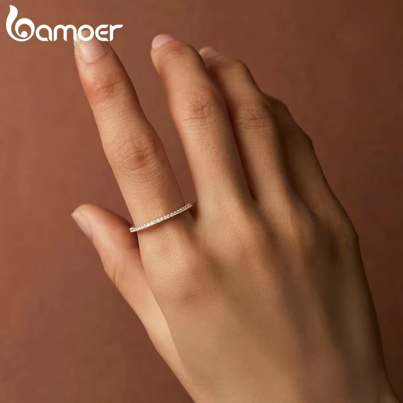 Moissanite Eternity Bands Minimalist Stackable Ring 925 Sterling Silver For Women Engagement Fine Jewelry Gift silver rings,silver ring,moissanite ring,wedding rings