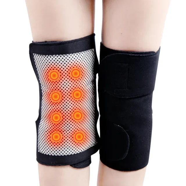 1 Pair Tourmaline Self Heating Knee Pads Magnetic Therapy Kneepad Arthritis Brace Support Warm Orotector Knee Protector Pads 4