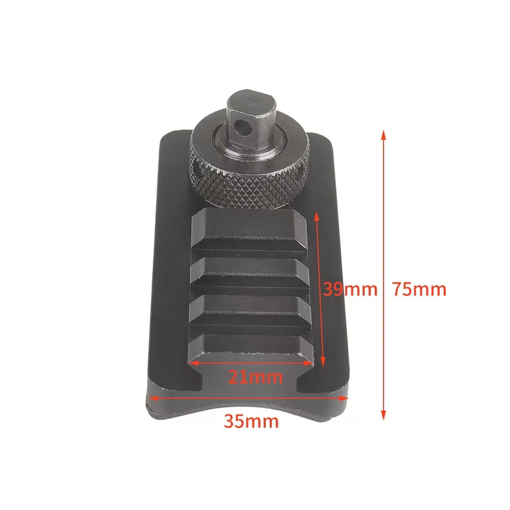V8 Bipod Adapter Mount 20MM Sling Stud Picatinny Rail Guide Base 3/2-Slots for AR15 AK M4 M16 picatinny rail accessories rail adapter sling adapter sling attachment adapter threaded adapter
