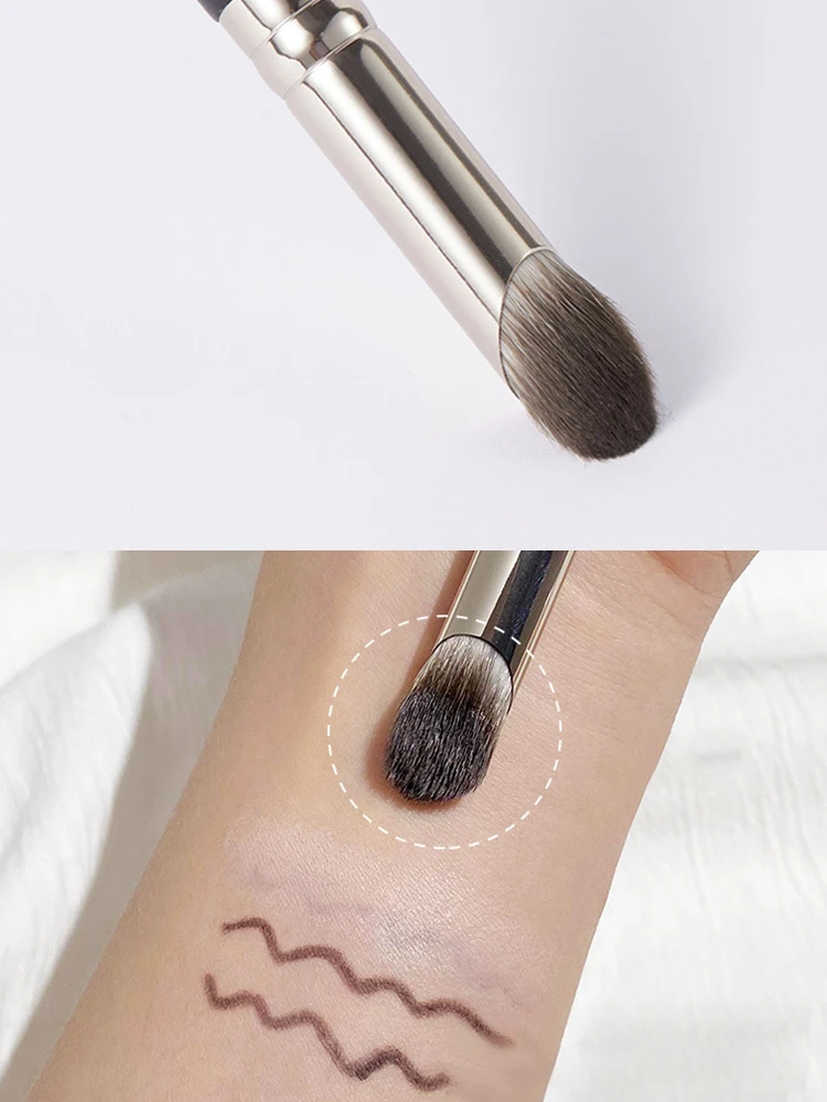 Finger belly thumb concealer brush cover pimple print spots round head soft hair concealer makeup brush do not eat powder nose s 4