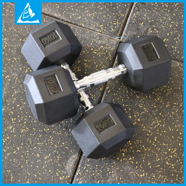 2.5kg Hexagonal Dumbbell Men's Exercise Arm Muscle Multi-function Fitness Equipment Pure Steel Household Small Dumbbell