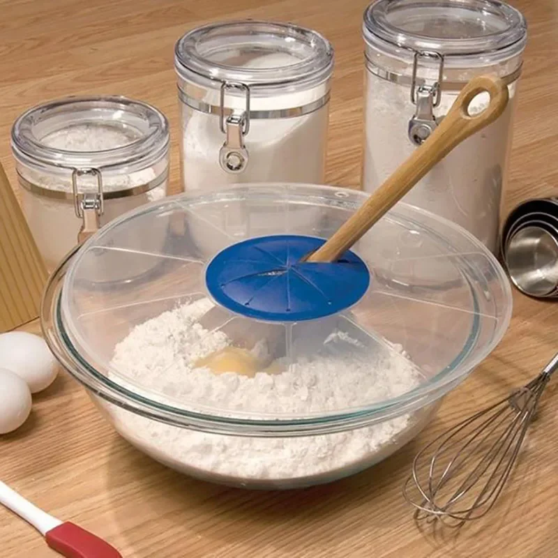 Creative Egg Bowl Whisks Screen Cover Baking Splash Guard Bowl Lids Kitchen Cooking Tools Kitchen Accessories Egg Cooker Whisk