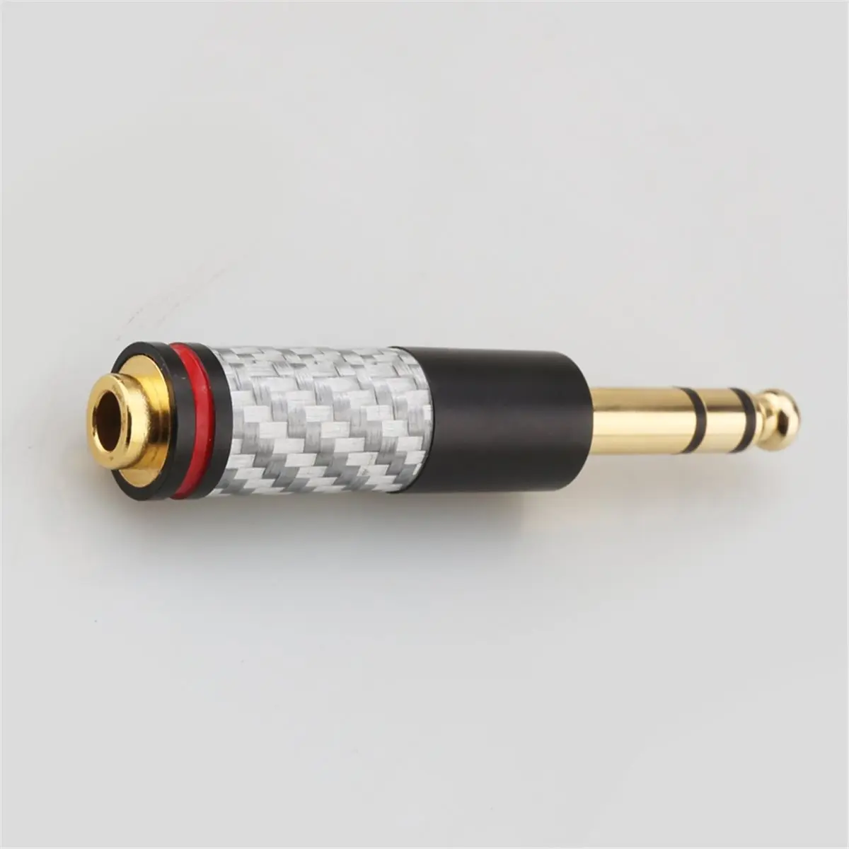 (A75T) HIFI 금도금 1/4 6.35mm TRS 남성-4.4mm 여성 밸런스드 커넥터 헤드폰 어댑터 Aux 케이블 오디오 잭 어댑터